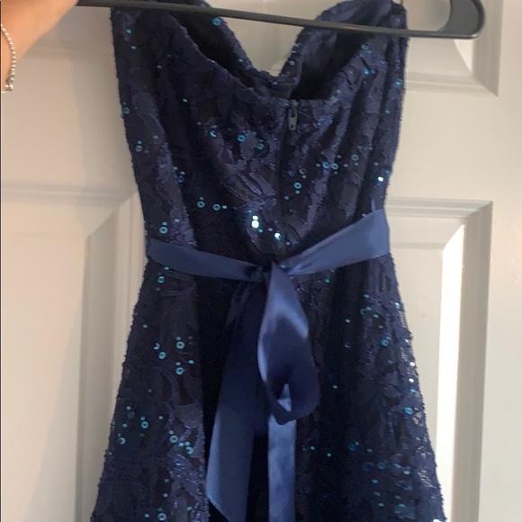 blue sequence dress - Picture 2 of 3